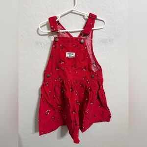 OshKosh B'gosh Cherry Red Kids Overalls